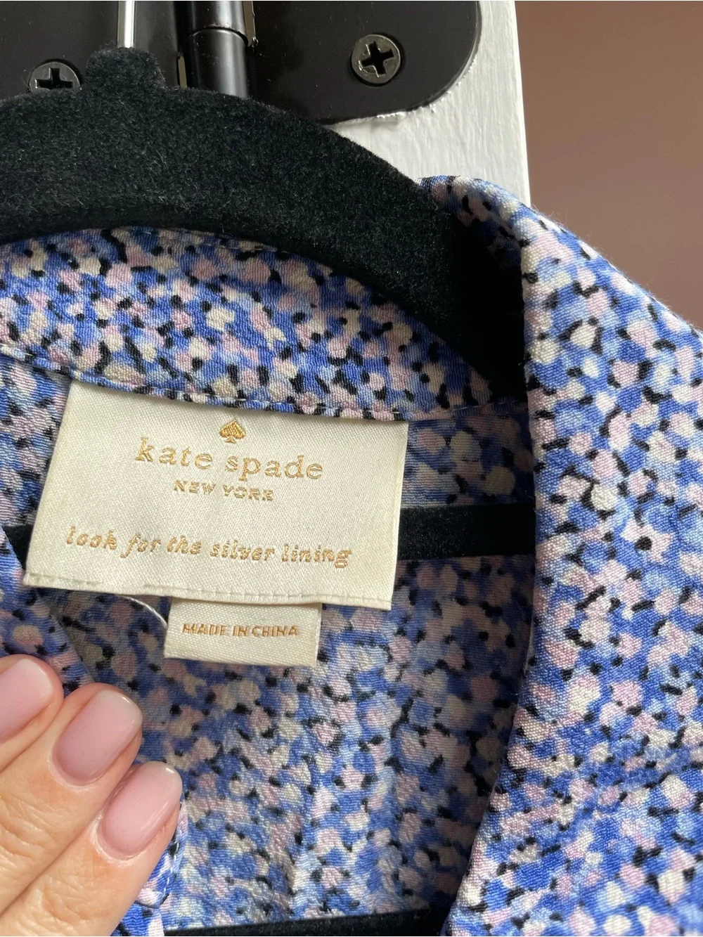 kate spade Sleeveless Blue Floral Midi Dress